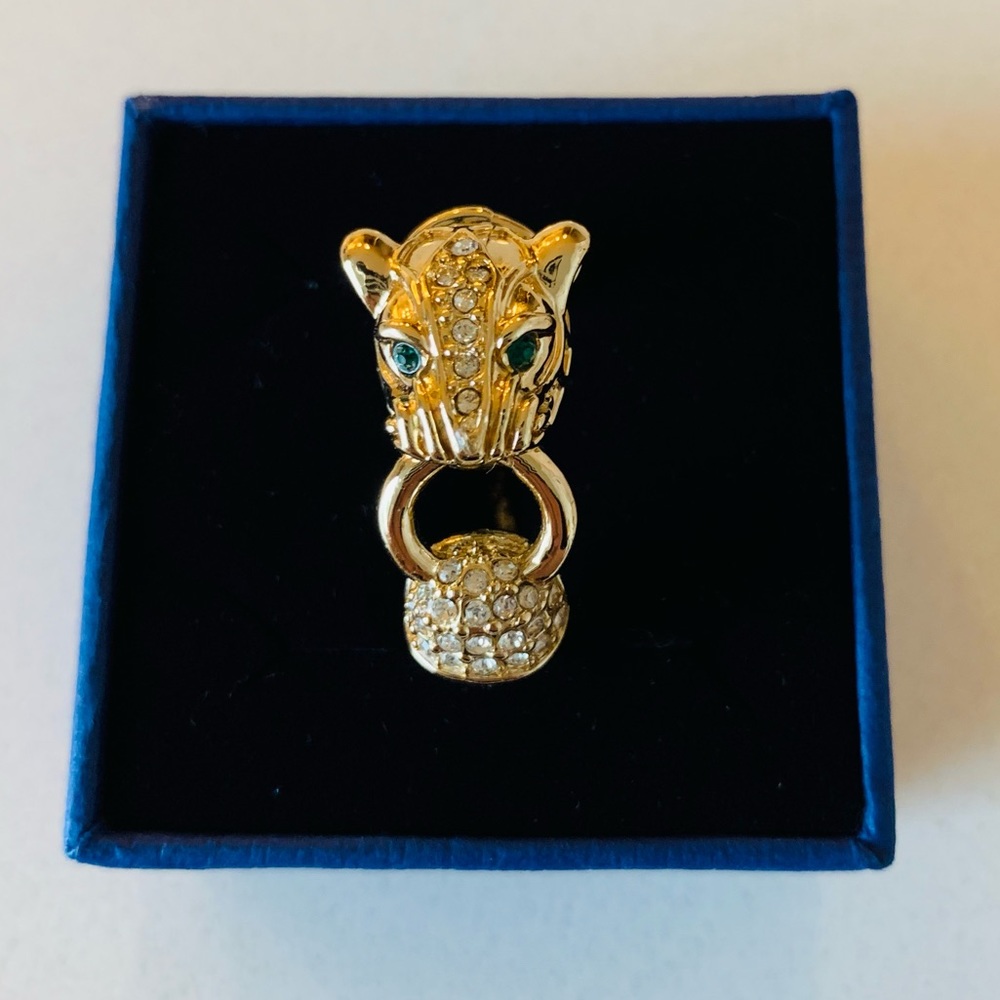 Banana Republic Panthère Ring, Multi-Colored, Gold Plating